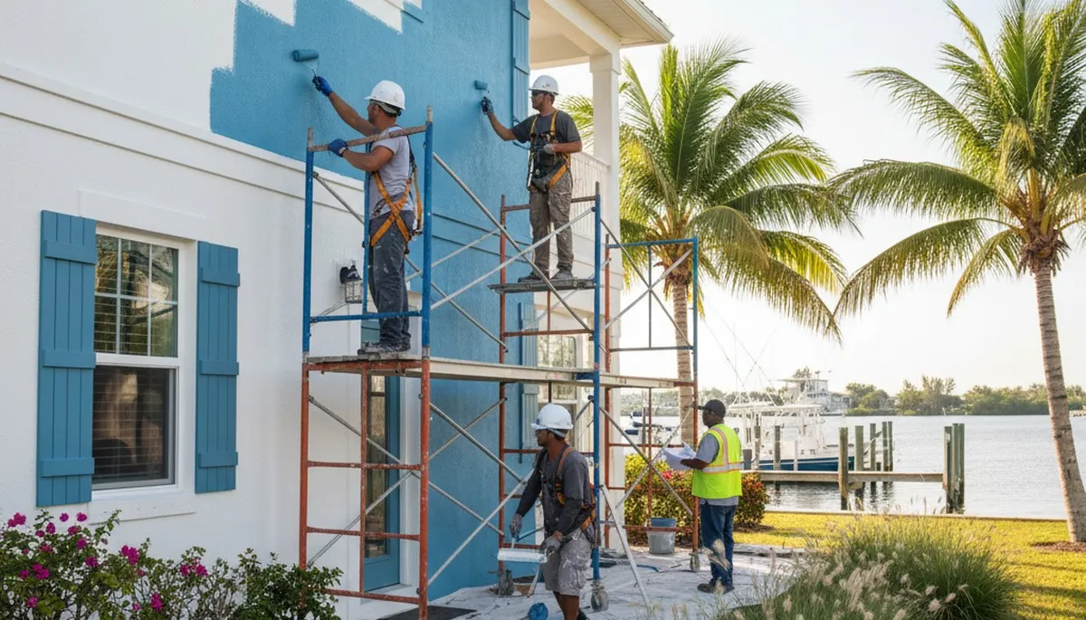 Professional painting contractor serving Cape Coral, FL for interior and exterior home painting