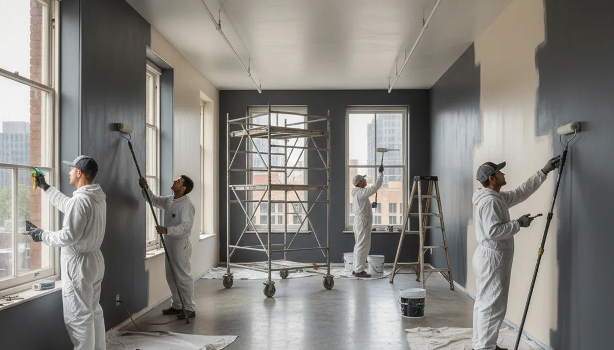 Cape Coral, FL commercial painting service for durable exterior coatings on a business building