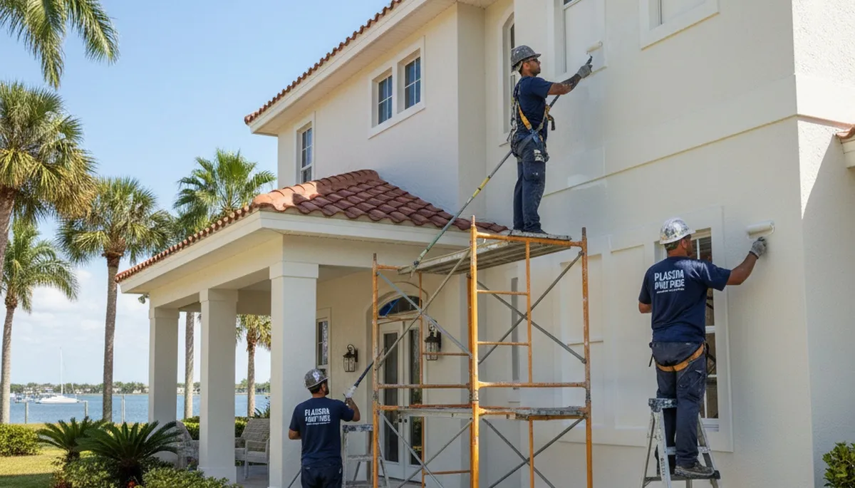 Cape Coral, FL painting contractor serving homes with professional interior and exterior painting services
