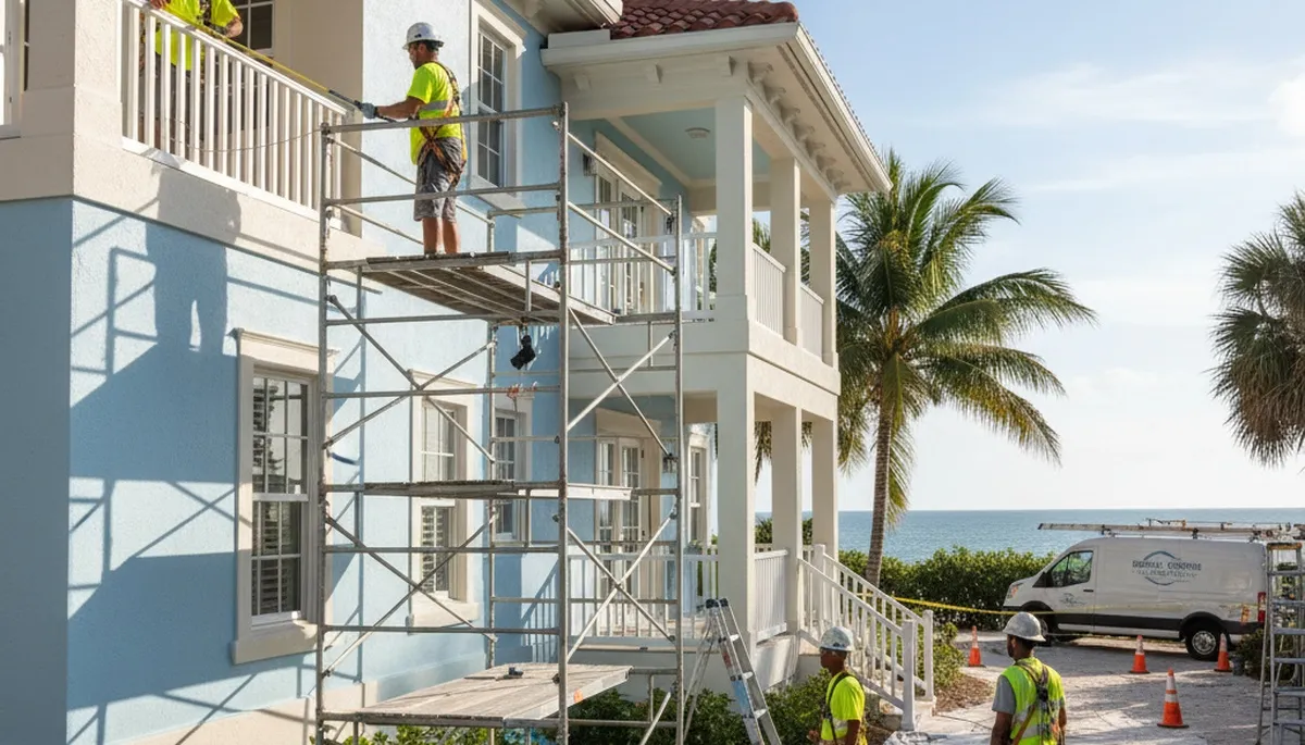 Cape Coral, FL painting contractor providing professional residential and commercial painting services
